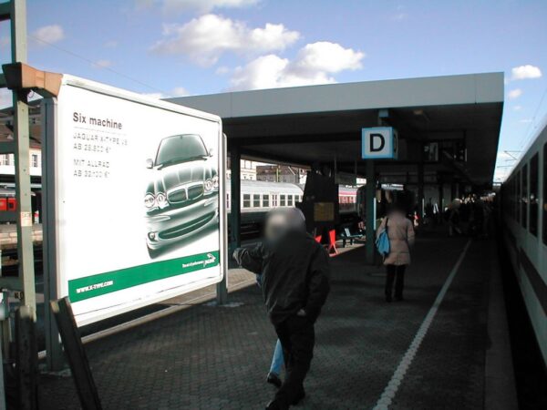 Hbf, Bstg., Gleis 9,Abschnitt D
